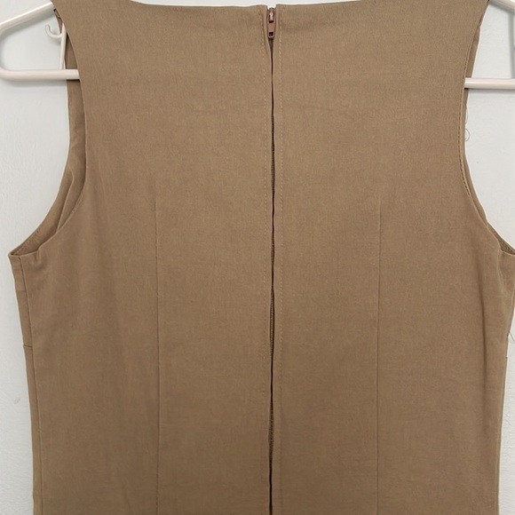 Forever 21 tan midi dress - Picture 6 of 7